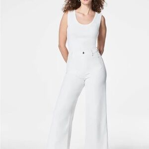 SPANXshape™ EveryWear
Cropped Wide Leg Jeans with Patch Pockets, White